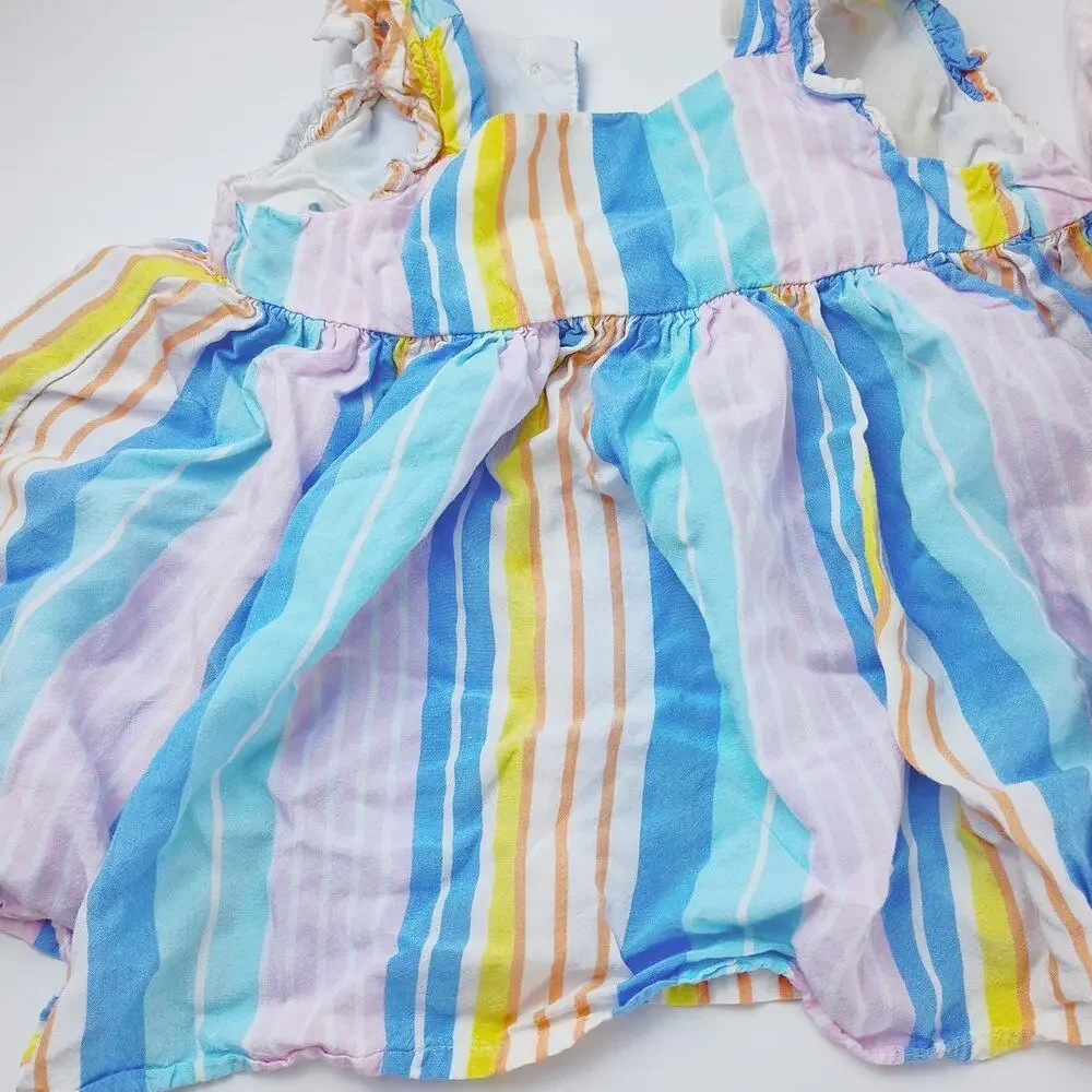 Girls 6-Month Bundle: OshKosh Dress & Carters Bodysuits